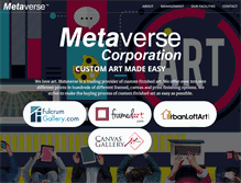 Tablet Screenshot of metaversecorp.com
